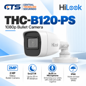 Kamera CCTV Hilook Audio Fixed Mini Bullet Camera THC-B120-PS 2MP