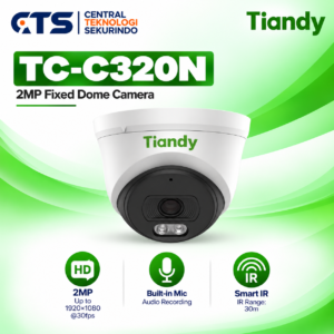 Kamera CCTV Tiandy TC-C320N 2MP Fixed Turret Camera