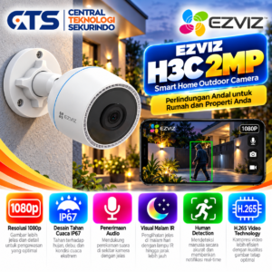Kamera CCTV Ezviz H3C 1080P WI-FI Camera CCTV Wireless