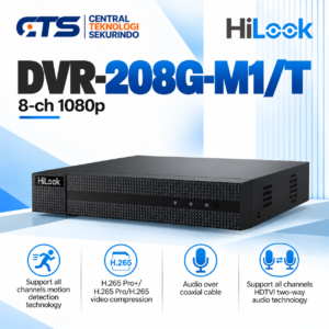 DVR Hilook DVR-208G-M1/T 8-ch 1080p Lite 1U H.265 DVR