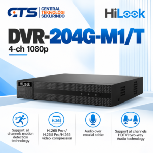 DVR Hilook DVR-204G-M1/T 4-ch 1080p Lite 1U H.265 DVR