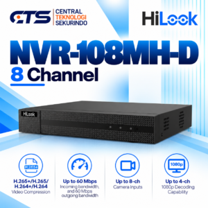 NVR Hilook NVR-108MH-D 8-ch Mini 1U
