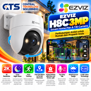 Kamera CCTV Ezviz H8C 2K (3MP) WI-FI Camera CCTV Wireless